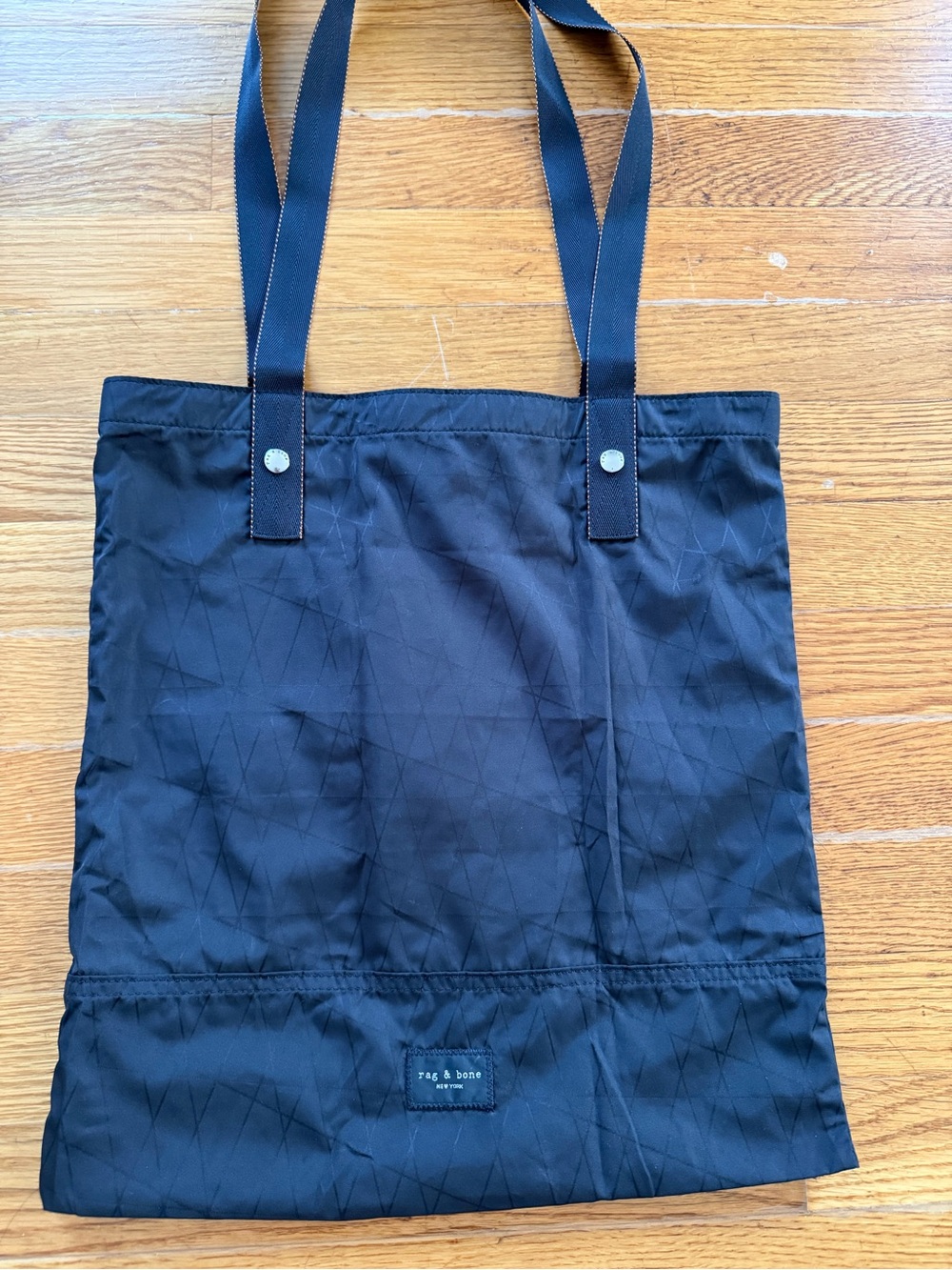 rag & bone New York Black Nylon Tote Bag - Picture 4 of 8